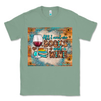 Sage all i need are books and wine Classic Tee - JahusDesignShop