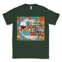 Sports Green all i need are books and wine Classic Tee - JahusDesignShop