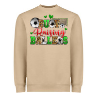 Busy Raising Ballers Soccer Heavyweight Sweatshirt | Teevron