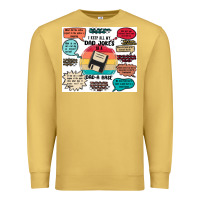 Antique Gold ı keep all my dad jokes in a dad a base Premium Sweatshirt - MaliasSmallBusiness