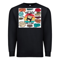 Black ı keep all my dad jokes in a dad a base Premium Sweatshirt - MaliasSmallBusiness