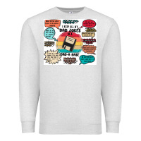 Oatmeal Heather ı keep all my dad jokes in a dad a base Premium Sweatshirt - MaliasSmallBusiness