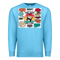 Ocean Blue ı keep all my dad jokes in a dad a base Premium Sweatshirt - MaliasSmallBusiness