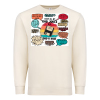 Sandshell ı keep all my dad jokes in a dad a base Premium Sweatshirt - MaliasSmallBusiness