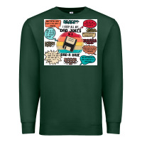 Sports Green ı keep all my dad jokes in a dad a base Premium Sweatshirt - MaliasSmallBusiness