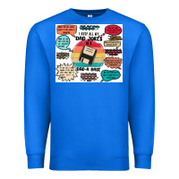 True Royal ı keep all my dad jokes in a dad a base Premium Sweatshirt - MaliasSmallBusiness