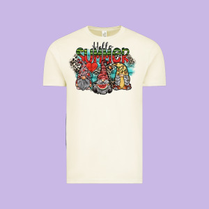 Hello Summer Vintage Tee Designed By Sublimationcraftshop