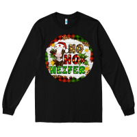 Black Christmas ho ho heifer Long Sleeve Tee - Artiststas