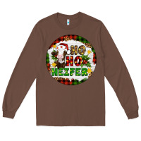 Chestnut Christmas ho ho heifer Long Sleeve Tee - Artiststas