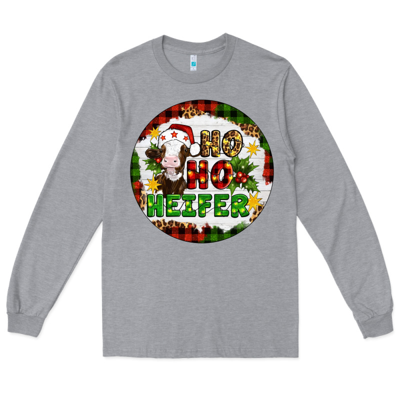 Christmas Ho Ho Heifer Long Sleeve Tee by Artiststas | Teevron