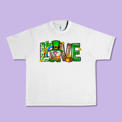 Love St. Patricks Day Urban Heavy Tee Designed By Neo Western