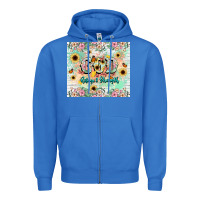 True Royal god is my refugee and strength Zipper Hoodie - NancyCooperArtShop
