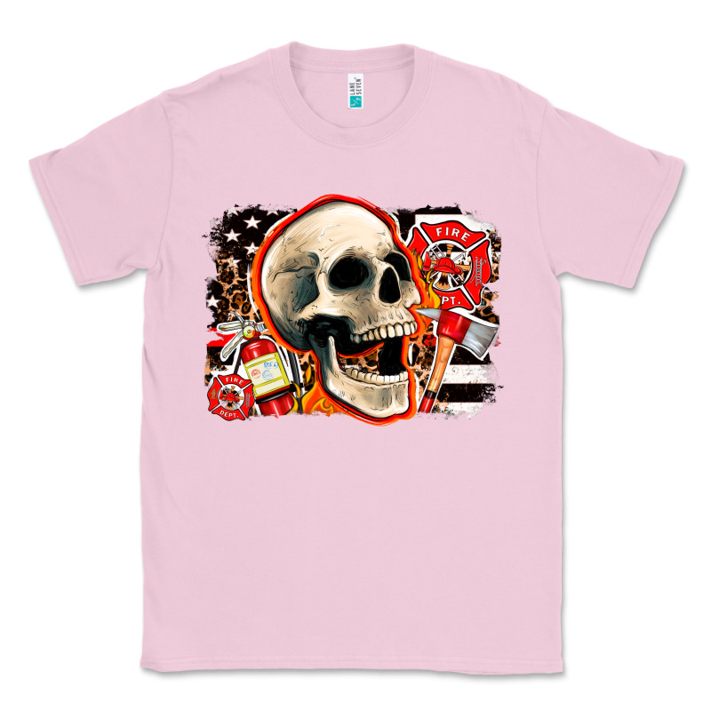 Firefighter Skull Classic Tee by AdoDesignShop | Teevron