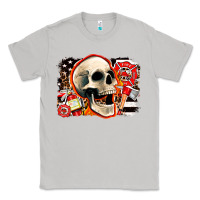 Moon Dust firefighter skull Classic Tee - AdoDesignShop