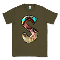 Army Green farm life alphabet lowercase letters s Classic Tee - BundleAndBundleShop