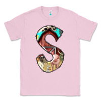 Bubblegum Pink farm life alphabet lowercase letters s Classic Tee - BundleAndBundleShop