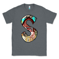 Charcoal Heather farm life alphabet lowercase letters s Classic Tee - BundleAndBundleShop