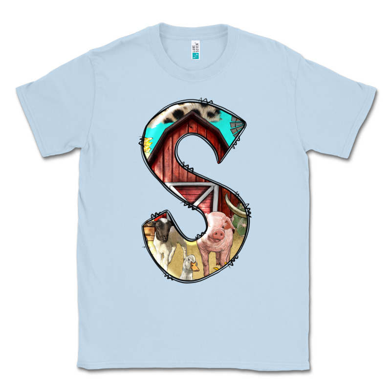 Farm Life Alphabet Lowercase Letters S Classic Tee by BundleAndBundleShop | Teevron
