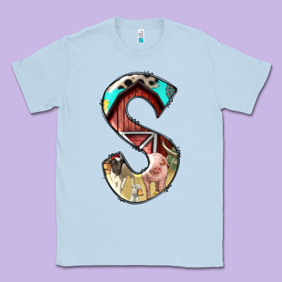 Farm Life Alphabet Lowercase Letters S Classic Tee Designed By Bundleandbundleshop