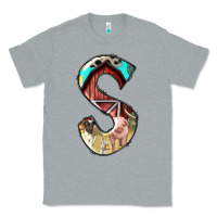 Heather Grey farm life alphabet lowercase letters s Classic Tee - BundleAndBundleShop