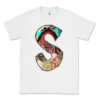 White farm life alphabet lowercase letters s Classic Tee - BundleAndBundleShop