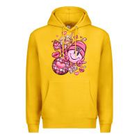 Lemon retro valentines day Premium Hoodie - LillyAllenDesigns