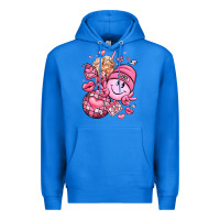 True Royal retro valentines day Premium Hoodie - LillyAllenDesigns