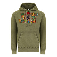 Vintage Olive german shepherd christmas joy Vintage Hoodie - RanaPortraitStore