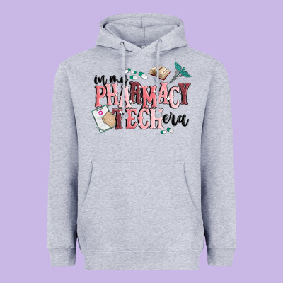 In My Pharmacy Tech Era Heavyweight Hoodie Designed By Maliassmallbusiness