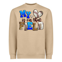 Mushroom my heart is on that field baseball Heavyweight Sweatshirt - Zillion Design Studio