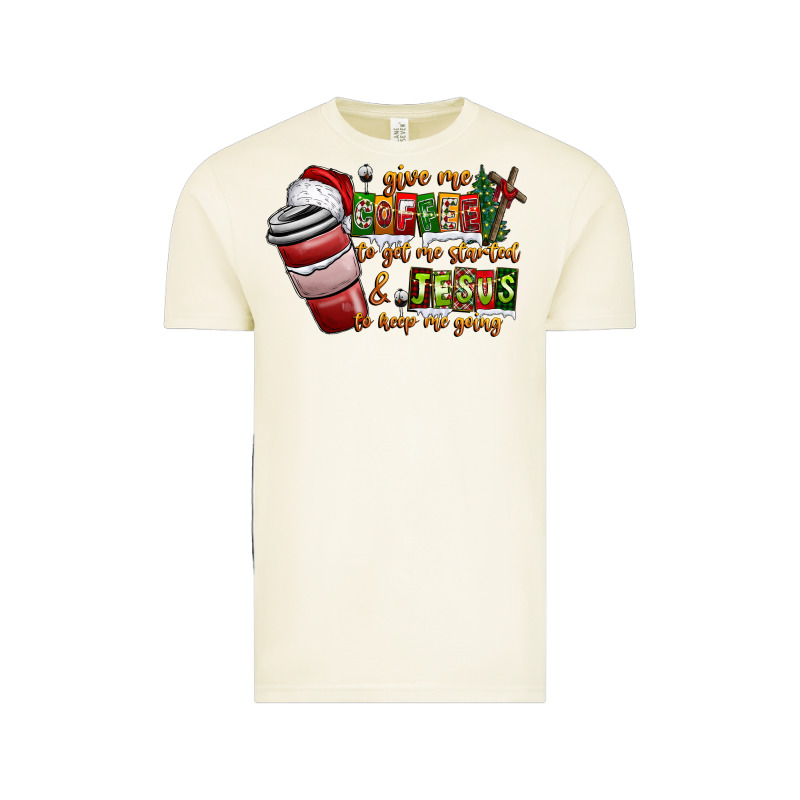 Coffee  Jesus Vintage Tee by CowhideDigitalArt | Teevron