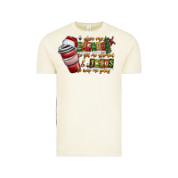 Vintage Arctic Coffee  Jesus Vintage Tee - CowhideDigitalArt
