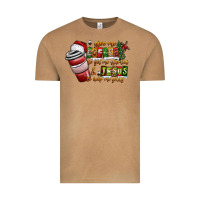 Vintage Camel Coffee  Jesus Vintage Tee - CowhideDigitalArt