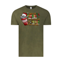 Vintage Olive Coffee  Jesus Vintage Tee - CowhideDigitalArt