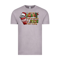 Vintage Zinc Coffee  Jesus Vintage Tee - CowhideDigitalArt