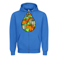 True Royal Fall Teardrop Zipper Hoodie - LillyAllenDesigns