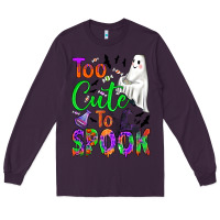 Plum too cute to spook Long Sleeve Tee - BundleAndBundleShop