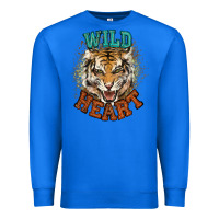 True Royal wild heart tiger college western Premium Sweatshirt - NancyCooperArtShop