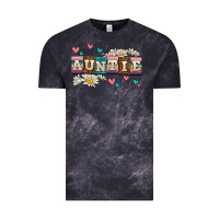 Cloud Black daisy auntie Vintage Tee - AdoDesignShop