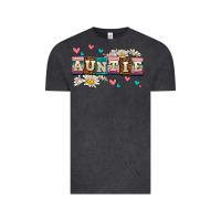 Vintage Black daisy auntie Vintage Tee - AdoDesignShop