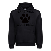 Black Plays Well With Dogs Urban Hoodie - Bettercallsaul