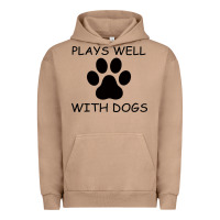 Pigment Burro Plays Well With Dogs Urban Hoodie - Bettercallsaul