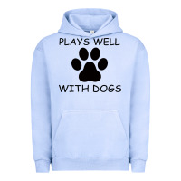 Pigment Grape Ice Plays Well With Dogs Urban Hoodie - Bettercallsaul