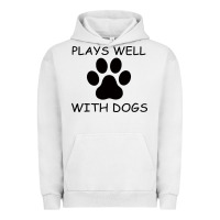 Pigment Lunar Rock Plays Well With Dogs Urban Hoodie - Bettercallsaul