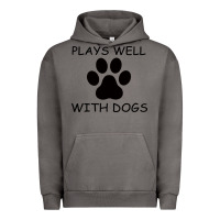 Pigment Tornado Plays Well With Dogs Urban Hoodie - Bettercallsaul