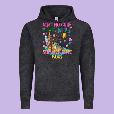 Aint No Cure For The Summer Time Blues Vintage Hoodie Designed By Texasbilliewilder