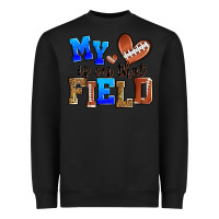 Black my heart is on that field american football Heavyweight Sweatshirt - Zillion Design Studio