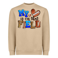 Mushroom my heart is on that field american football Heavyweight Sweatshirt - Zillion Design Studio