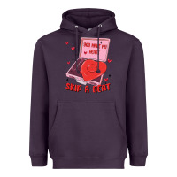 Plum heart record player Heavyweight Hoodie - MaliasSmallBusiness