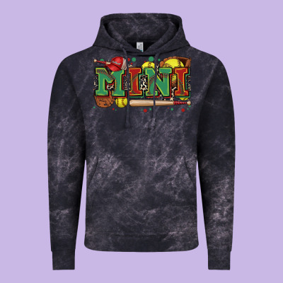 Mini Softball Vintage Hoodie Designed By Zillion Design Studio
